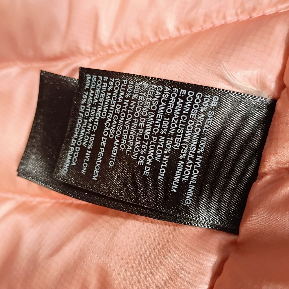 The North Face 550 Puffer Vest Goose Down  Pink Fuscia Full‎ Zip Women's Medium - Picture 9 of 15